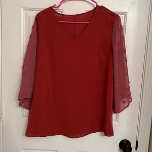 Women’s pink blouse size 14